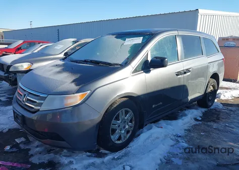 2013 Honda Odyssey Lx from USA, damaged, VIN 5FNRL5H25DB043693